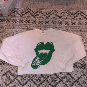 Alpha chi rolling stones sweatshirt